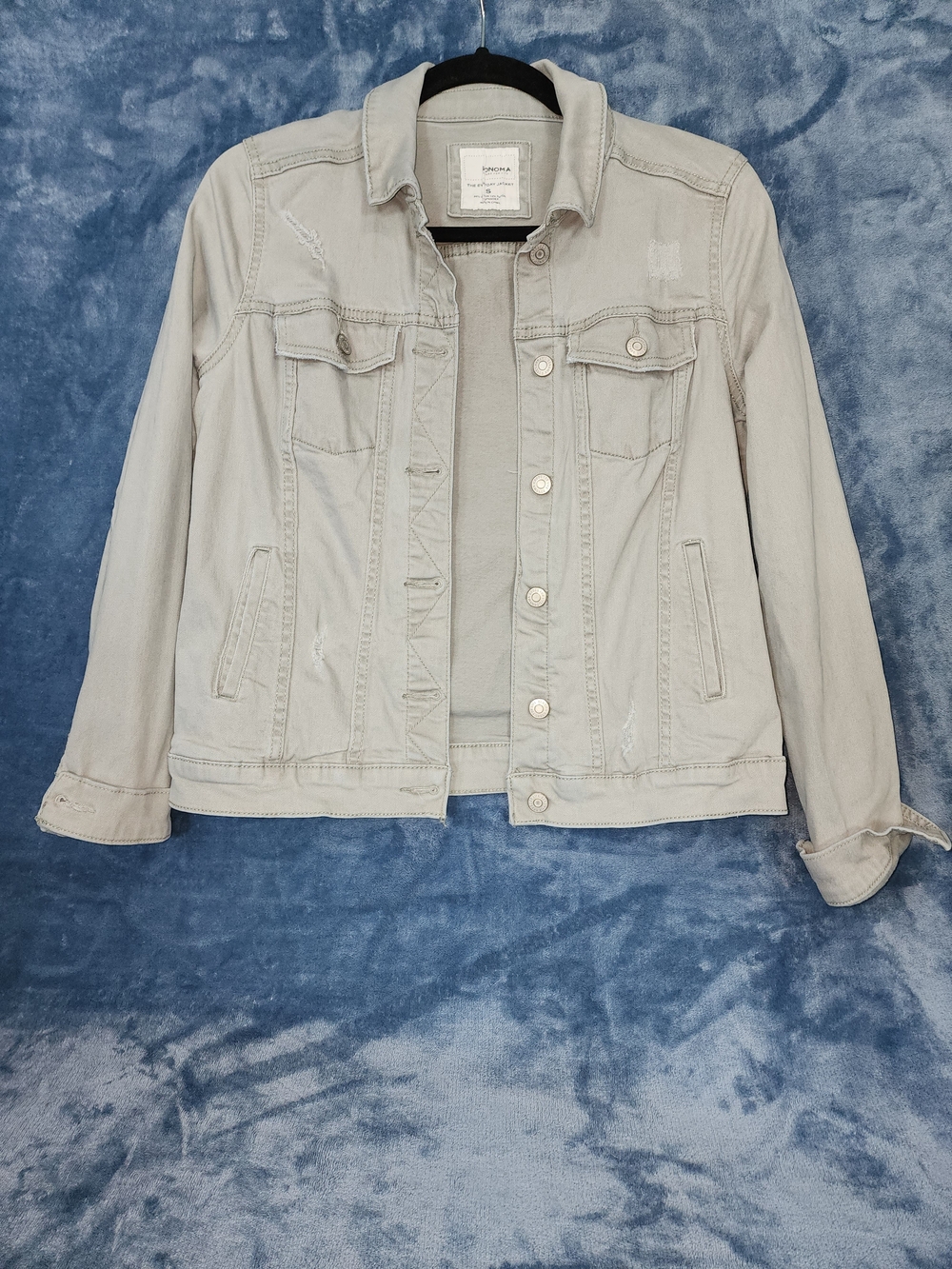 Sonoma Light Gray Denim Jacket